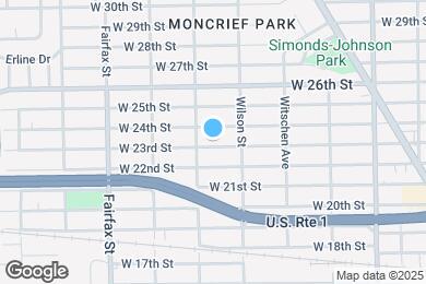 Map image of the property - 1579 W 23rd St