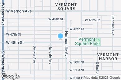 Map image of the property - 1425 W 48th St