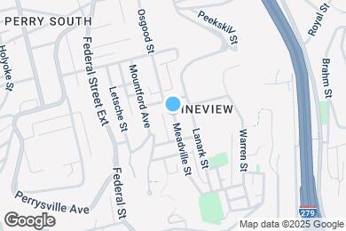 Map image of the property - 1937 Meadville St