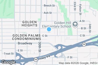 Map image of the property - 3076 C St