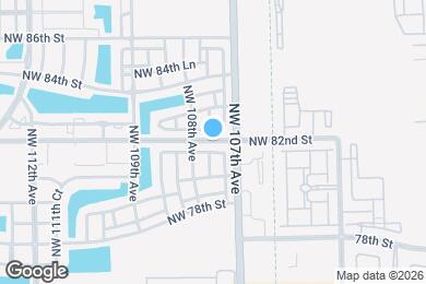 Map image of the property - 10437 NW 82nd St