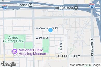 Map image of the property - 721 S Aberdeen St