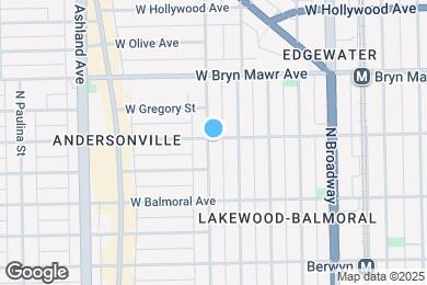 Map image of the property - 1353 W Catalpa Ave