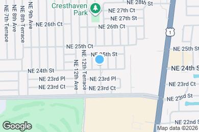 Map image of the property - 2417 NE 13th Ter