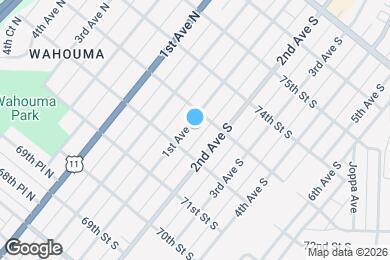 Map image of the property - 7223 1st Ave S