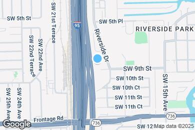 Map image of the property - 889 Riverside Drive, Ft. Lauderdale, FL 33312