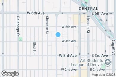 Map image of the property - 151 W 4th Ave