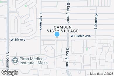 Map image of the property - 1649 W Pueblo Ave