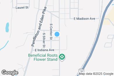 Map image of the property - 636 S Broadway St