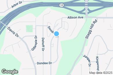 Map image of the property - 801 Dondee Dr