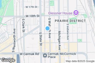 Map image of the property - 1930 S Wabash Ave