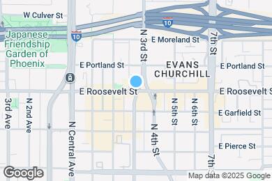 Map image of the property - 290 E Roosevelt St