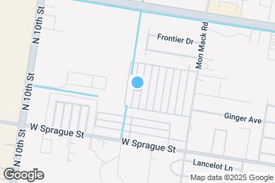 Map image of the property - 505 Teague Ave