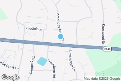 Map image of the property - 10122 Drew Ct