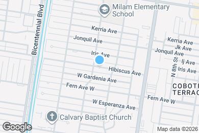 Map image of the property - 1308 E Hibiscus Ave
