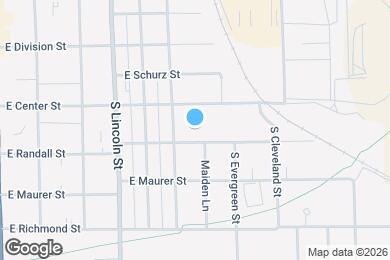 Map image of the property - 617 E Randall St