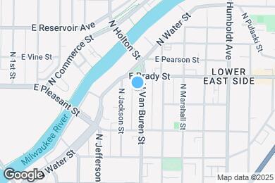 Map image of the property - 1671 N Van Buren St