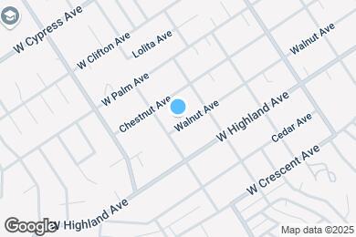 Map image of the property - 1040 Walnut Ave
