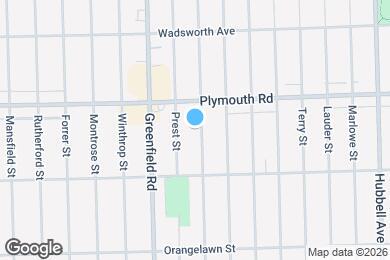 Map image of the property - This beautifully updated 3-bedroom, 1-bath single-family home is ready for move-in!