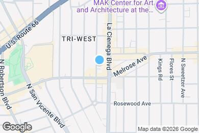 Map image of the property - 624 N West Knoll Dr