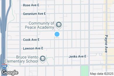 Map image of the property - 1054 Desoto St