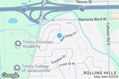 Map image of the property - 8409 Red Holly Ln