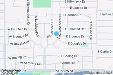 Map image of the property - 301 E Rickenbacker Dr
