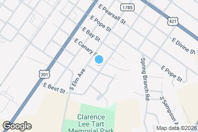 Map image of the property - 706 S Washington Ave