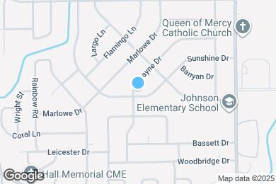 Map image of the property - 1202 Biscayne Dr