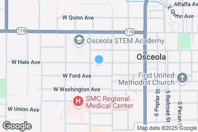 Map image of the property - 521 W Hale Ave