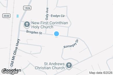 Map image of the property - 411 Brogden St