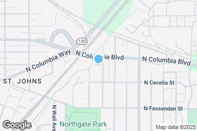 Map image of the property - 9817 North Clarendon Avenue