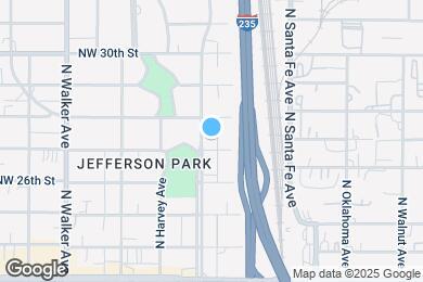 Map image of the property - 2804 N Robinson Ave