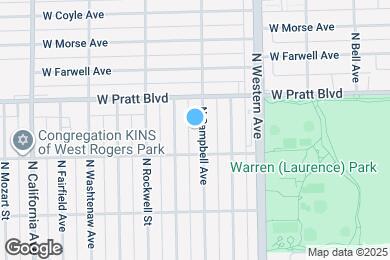 Map image of the property - 6724 N Campbell Ave