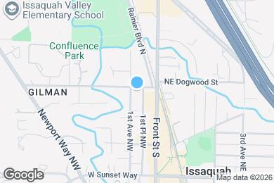Map image of the property - Issaquah Valley Place