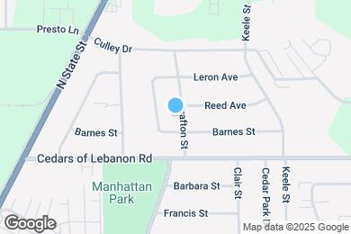 Map image of the property - 5445 Grafton St