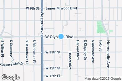Map image of the property - 1011 Serrano Ave