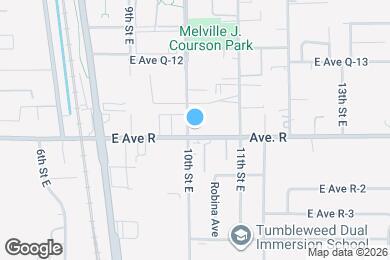 Map image of the property - 1005 E Ave R