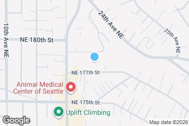 Map image of the property - 1550 NE 177th St