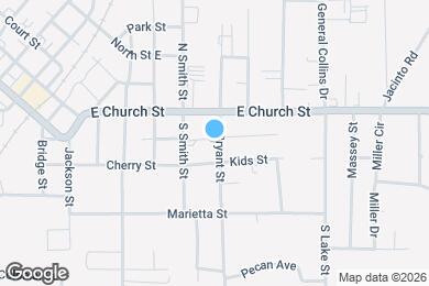 Map image of the property - 103 S Bryant St