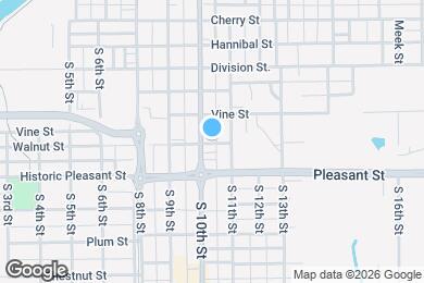 Map image of the property - 1044 Walnut St