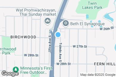 Map image of the property - 2632 Toledo Ave S
