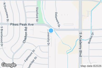 Map image of the property - 17 University Dr