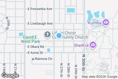 Map image of the property - 2608 E 97th Ave