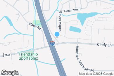 Map image of the property - 2602 Meadow Knoll Dr