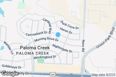 Map image of the property - 1625 Morning Dove Dr