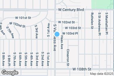Map image of the property - 2147 W 104th St