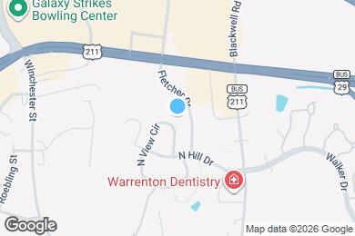 Map image of the property - 222 N View Cir