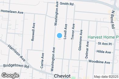 Map image of the property - 3954 Washington Ave