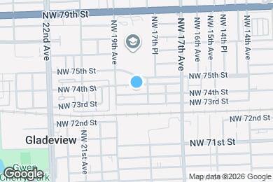Map image of the property - 1825 NW 74th St